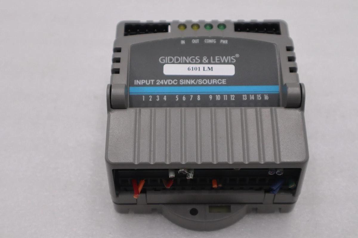 Used GIDDINGS & LEWIS M.1300.7372 R1 Input Module 24VDC SINK/SOURCE STOCK 639-D