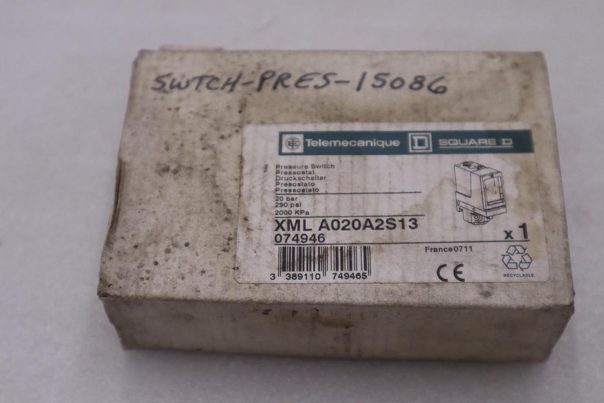 Telemecanique XML A020A2S13 Pressure Switch - New Open Box - STOCK GF564A