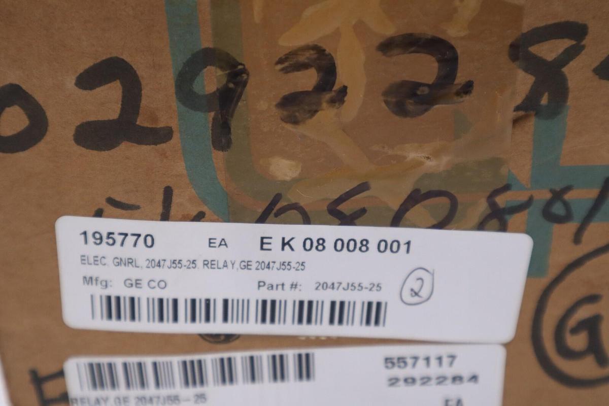 NEW GENERAL ELECTRIC CR120AD04049AA INDUSTRIAL RELAY STOCK G573A