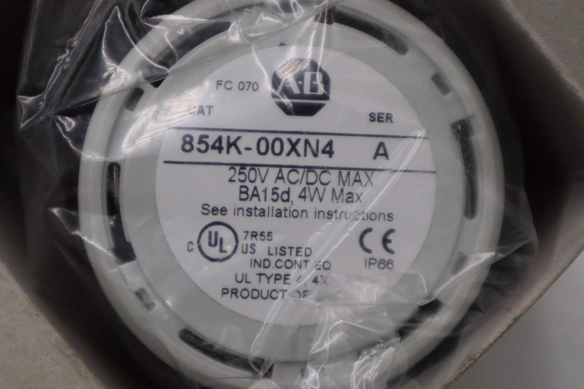 NEW ALLEN BRADLEY 854K-00XN4 STACK LIGHT STOCK H844A