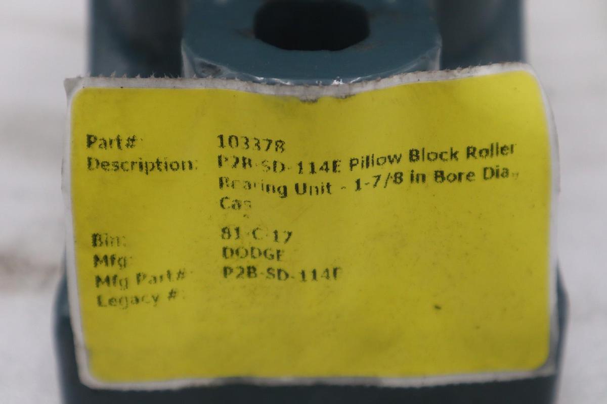 Used DODGE P2B-SD-114E SPECIAL DUTY - NEVER USED SURPLUS - STOCK CC-56