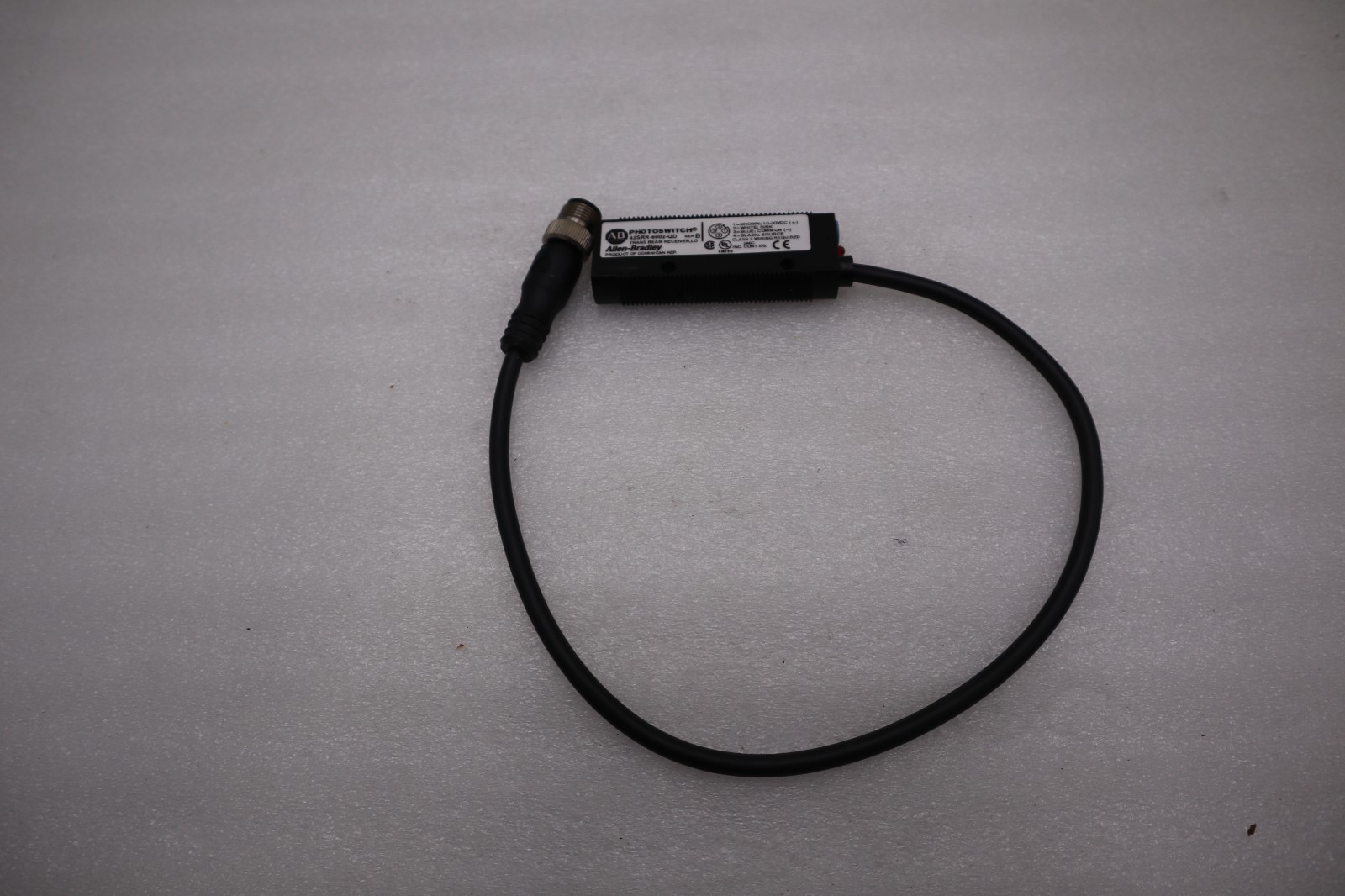 Used ALLEN BRADLEY 42SRR-6002-QD COMPACT PHOTO SENSOR STOCK H1288A
