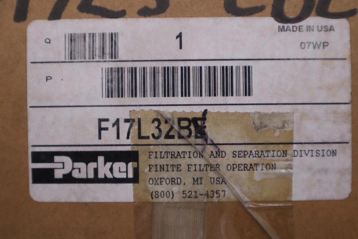 Parker 17L32BE LUBRICATOR POLYCARBONATE BOWL - STOCK GF222A
