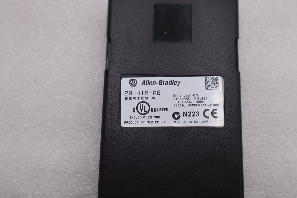 Used Allen Bradley PowerFlex Programmer 20-HIM-A6 MANUFACTURED 2015 STOCK L-517