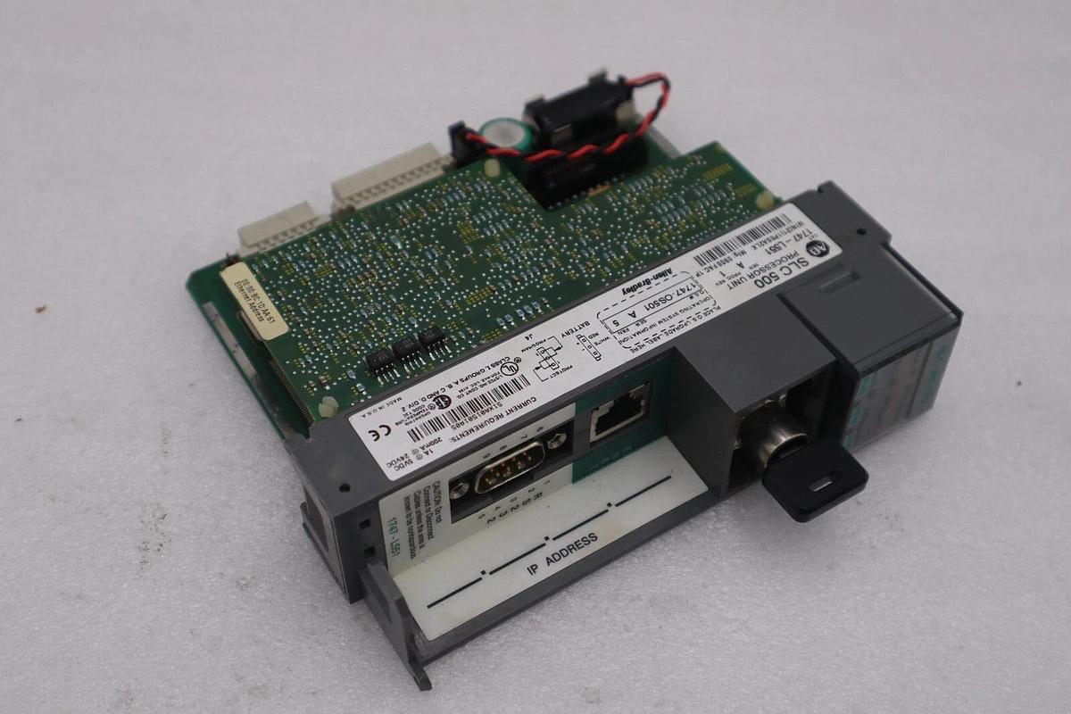 Used Allen Bradley 1747-L551 /A SLC 500 SLC 5/05 CPU Controller Ethernet STOCK 840C