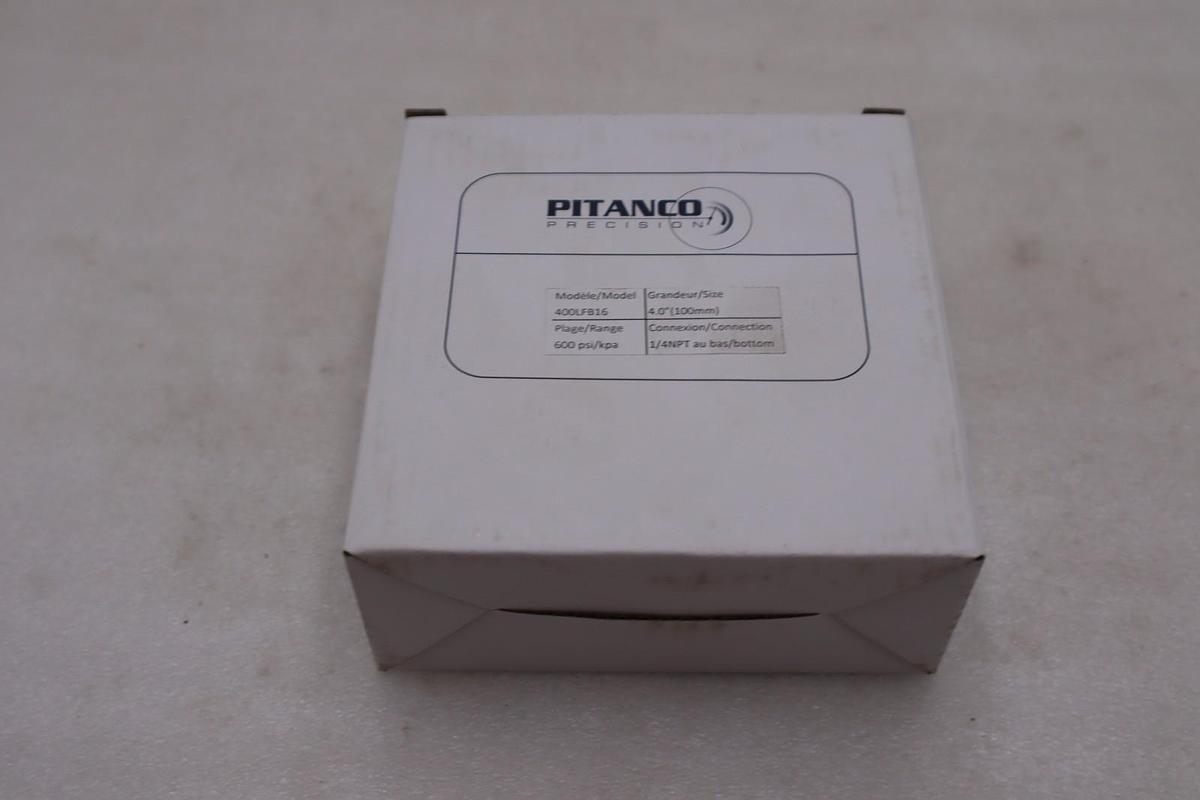 PITANCO 400LFB16 4" 600 PSI 1/4 NPT - STOCK GF1072