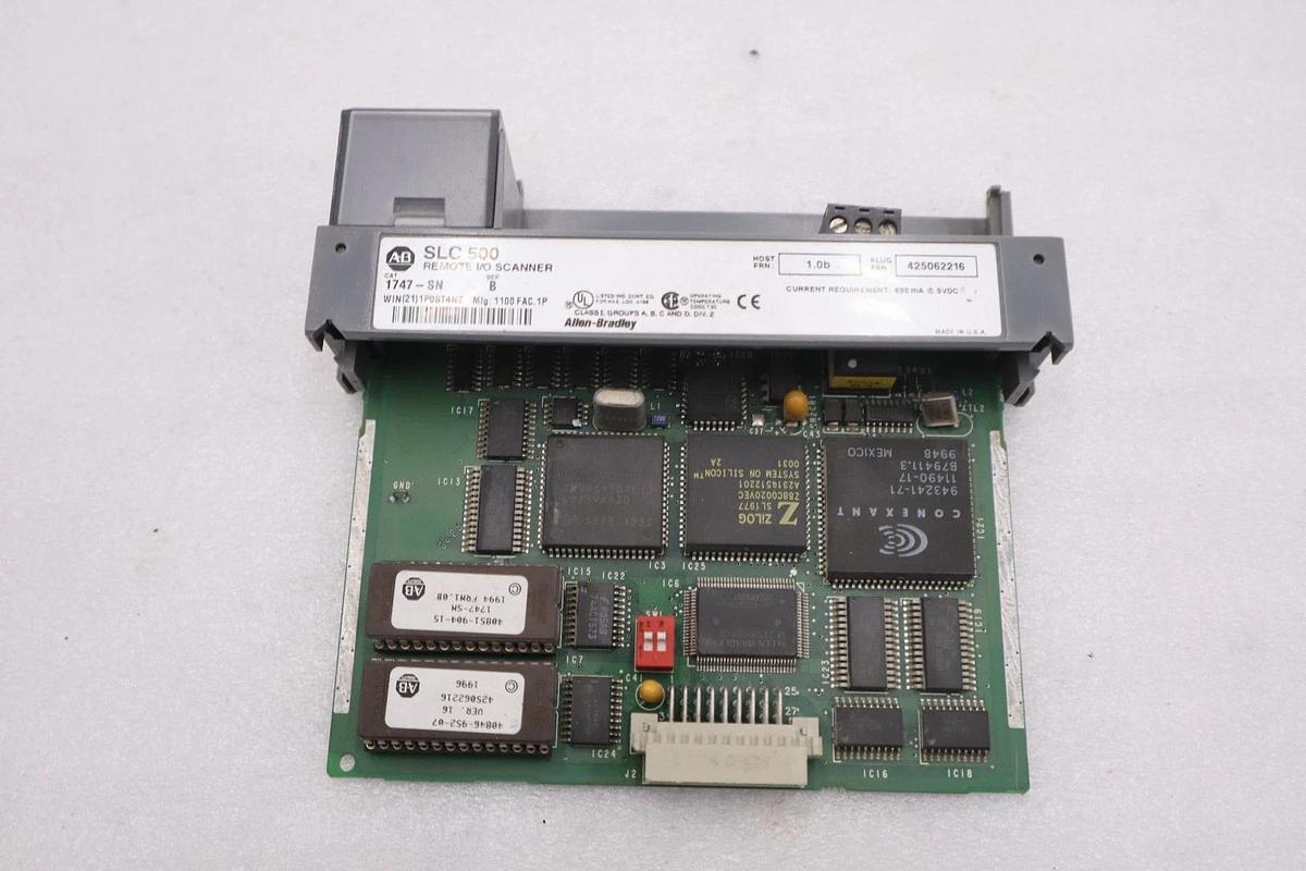 Used AB Allen-Bradley 1747-SN Remote I/O Scanner | SLC 500 STK 5359