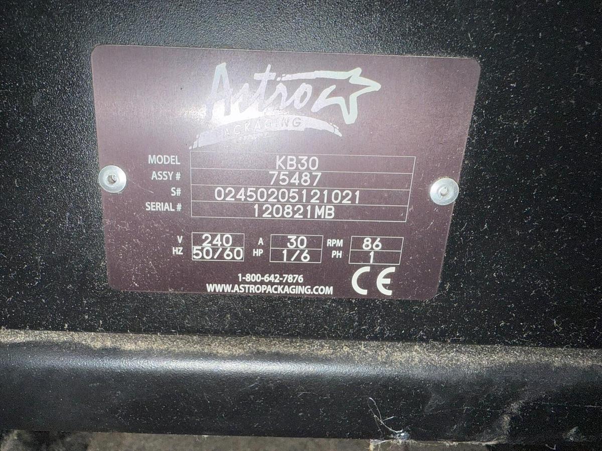 Used Astro Packaging KB30 Hot Melt Glue Machine 200-240Va STOCK HP-3