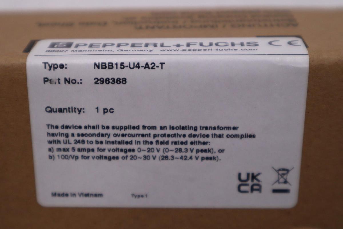 PEPPERL & FUCHS NBB15-U4-A2-T / NBB15U4A2T (BRAND NEW) STOCK H445A