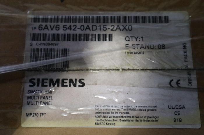 Used SIEMENS TOUCH SCREEN 6AV6542-0AD15-2AX0 #L391