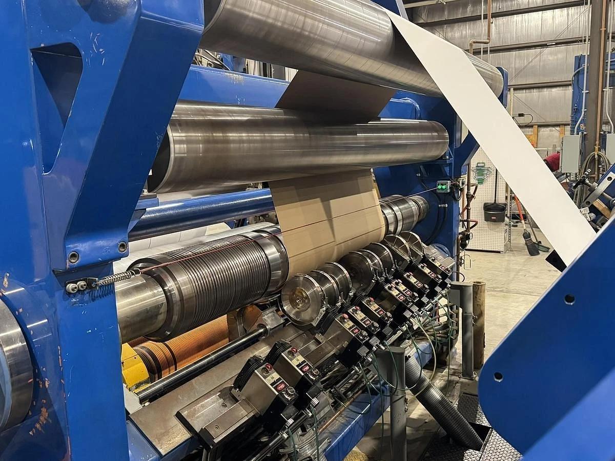 Used 80” WIDE AUSQUIP MODEL JM-80-60 TWO DRUM WINDER - UPDATED HMI