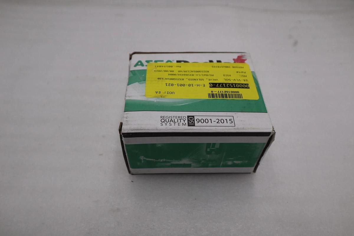 Used NEW ASCO 8321G001/ 8321G001AC120/60 3-Way NC Brass Solenoid Valve STOCK G556