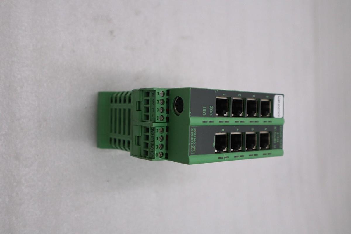 Used PHOENIX CONTACT FL SWITCH LM 8TX-E ETHERNET SWITCH - STOCK GF153A