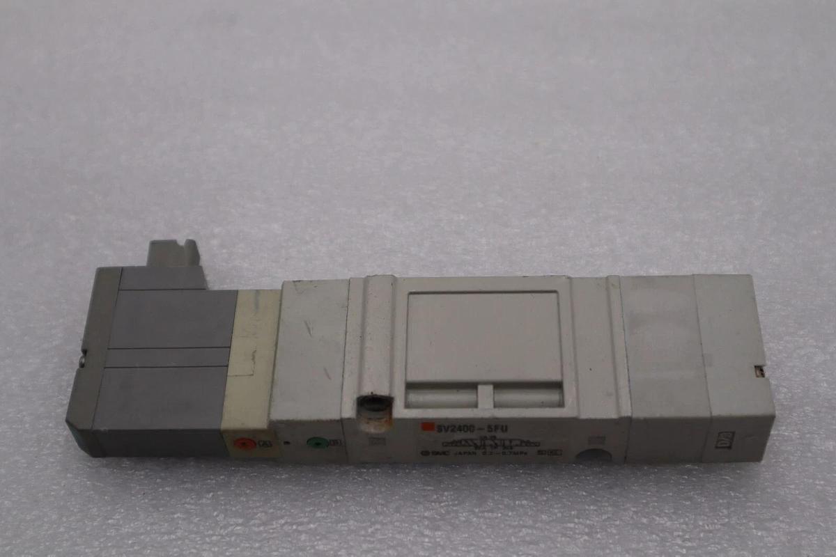 Used SMC SV2400-5FU 24 VDC Solenoid Pneumatic Valve SV24005FU STOCK L-533-C
