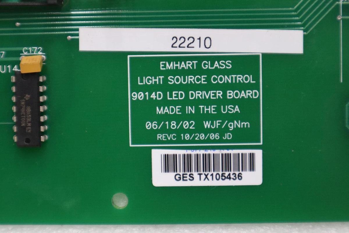 BUCHER EMHART GLASS 9014D / 9014D - NEW NO BOX - STOCK H1172