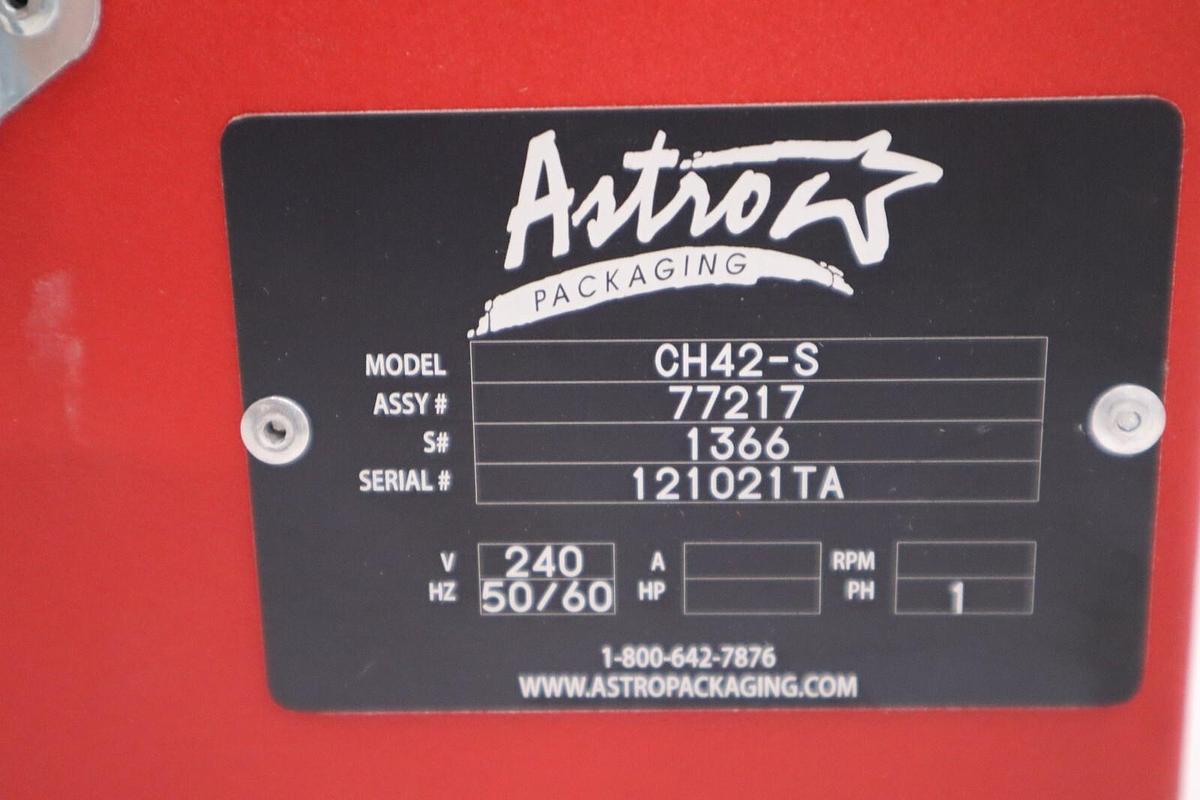Used Astro Packaging CH42-S 240V Pattern Controller 77217 NEW UNIT STOCK H398