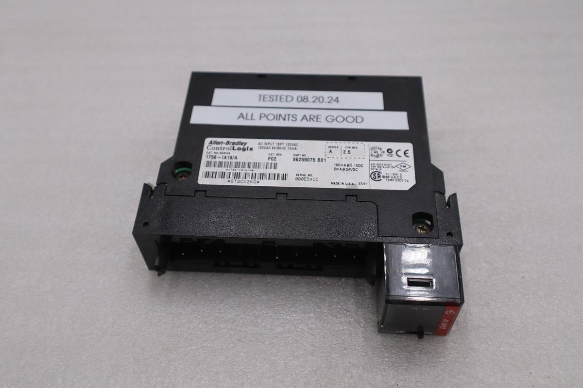 Used Allen-Bradley ControlLogix PLC Input Module 1756-IA16/A STOCK K-923B