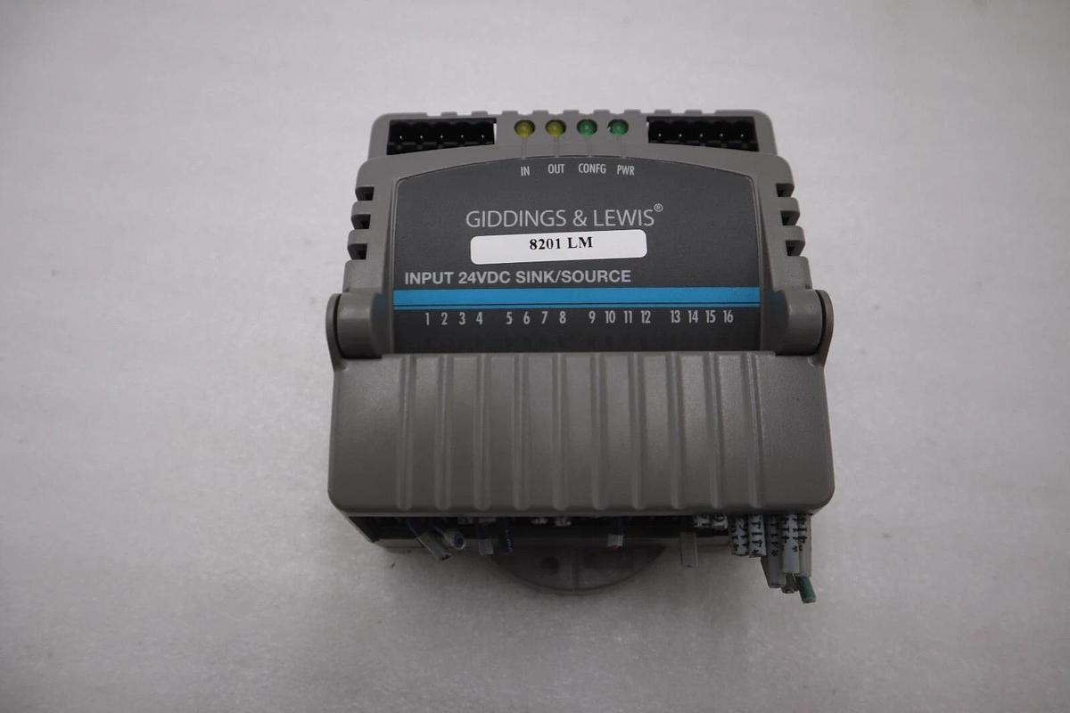 Used GIDDINGS & LEWIS M.1300.7372 R1 Input Module 24VDC SINK/SOURCE STOCK 638-D
