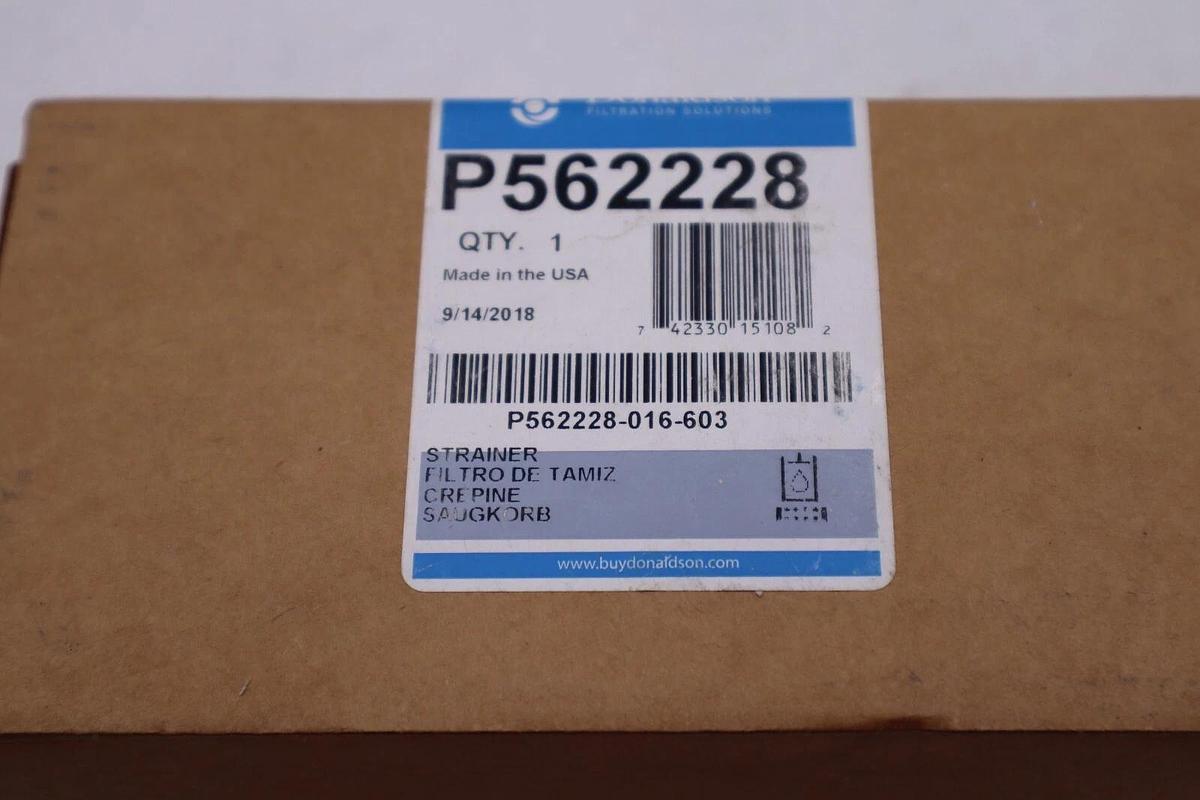 DONALDSON P562228 HYDRAULIC FILTER STRAINER STOCK #K-2012