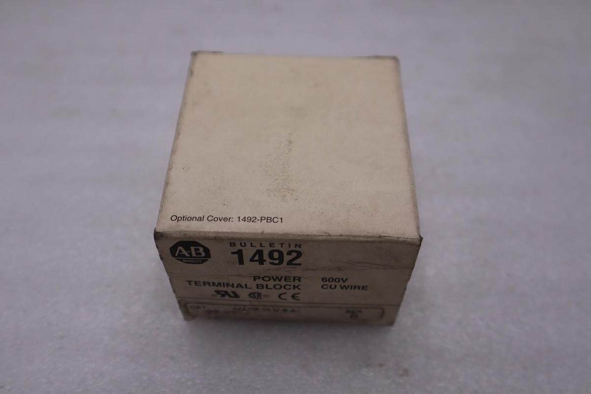 Used NEW OPEN BOX AB ALLEN BRADLEY 1492-50XF POWER TERMINAL BLOCK SER-B STK K3973CC