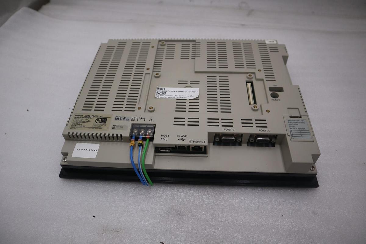 Used Omron NS12-TS01B-V2 12.1" Color Touchscreen HMI Ethernet STOCK SGF-231