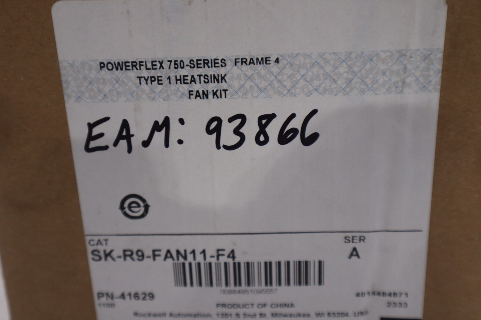 ROCKWELL AUTOMATION SK-R9-FAN11-F4 SER. A - STOCK GF341