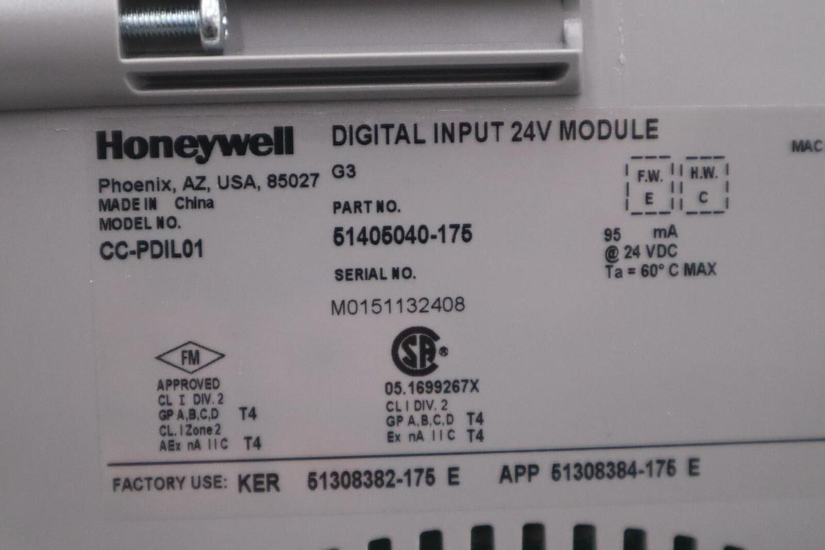 NEW Honeywell CC-PDIL01/ 51405040-175 Digital Input 24V Module STOCK G201A