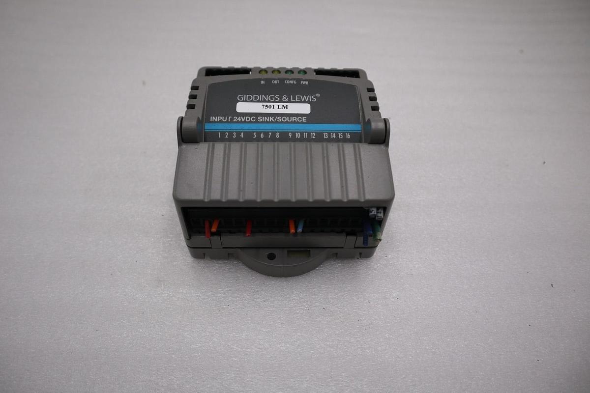 Used Giddings & Lewis M.1300.7372 R1 Input Module 24VDC SINK/SOURCE STOCK 5168A