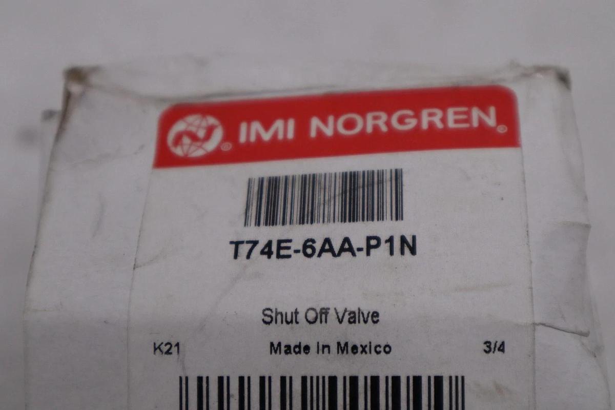 Used New Norgren T74E-6AA-P1N Lockout Valve 250PSIG STOCK H1143A