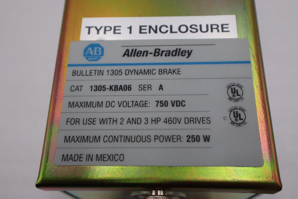 Used NEW ALLEN BRADLEY 1305-KBA06 DYNAMIC BRAKE SER A WITH BOX STOCK H66