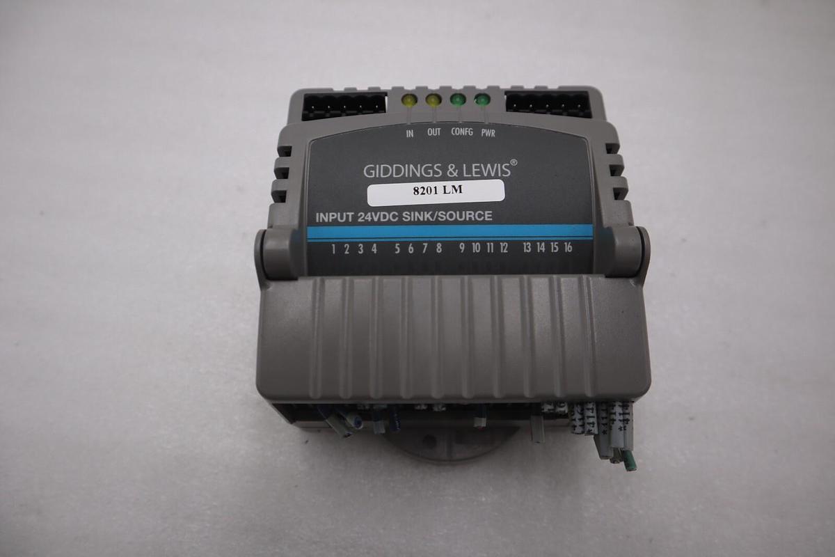 Used GIDDINGS & LEWIS M.1300.7372 R1 Input Module 24VDC SINK/SOURCE STOCK 638-D