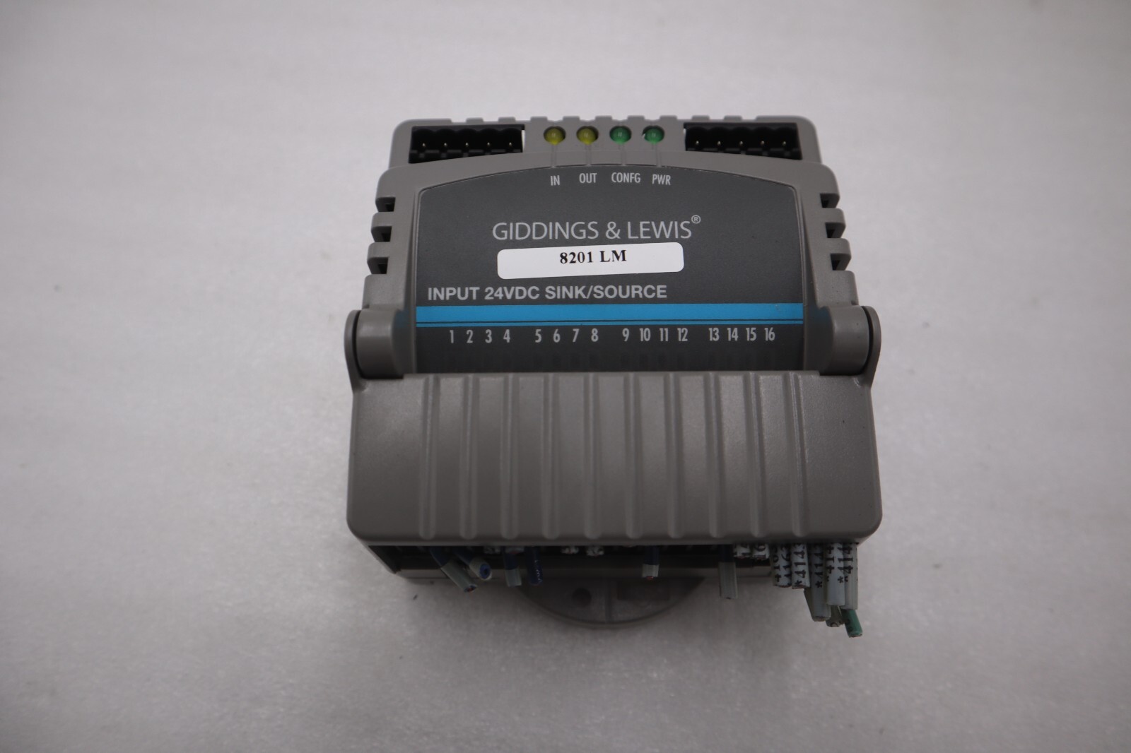 Used GIDDINGS & LEWIS M.1300.7372 R1 Input Module 24VDC SINK/SOURCE STOCK 638-D