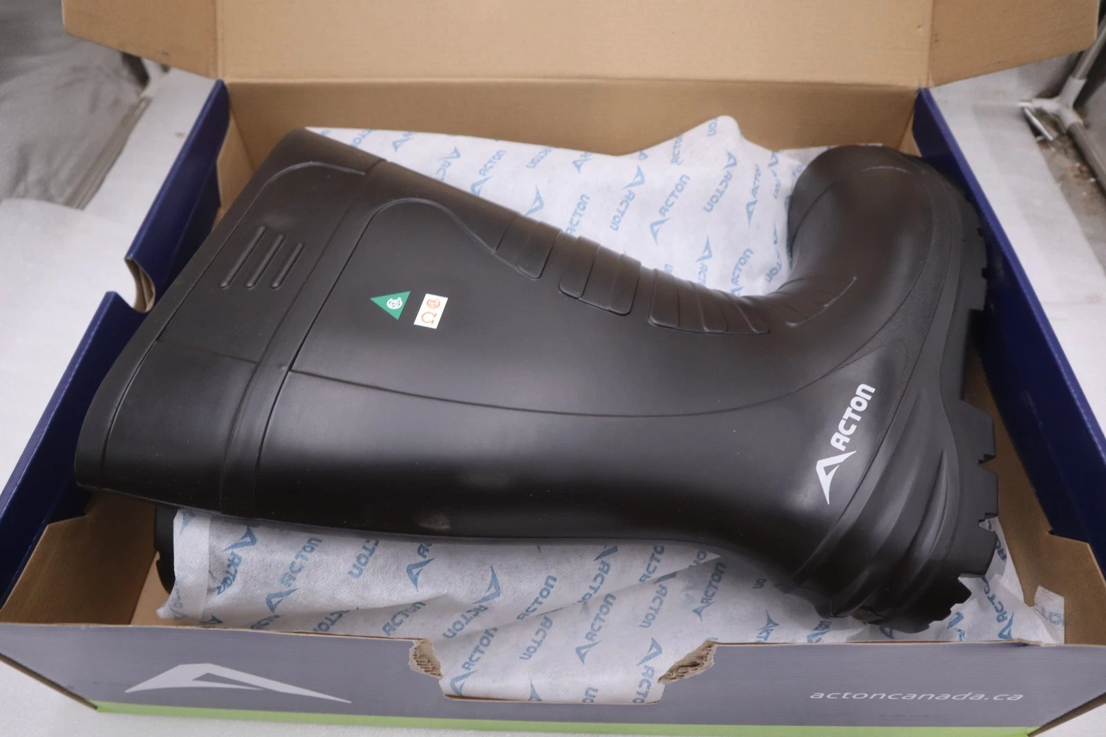 Used ACTION All Terrain 15" Composite Toe Rubber Work Boots A4144-11 - STOCK GF947