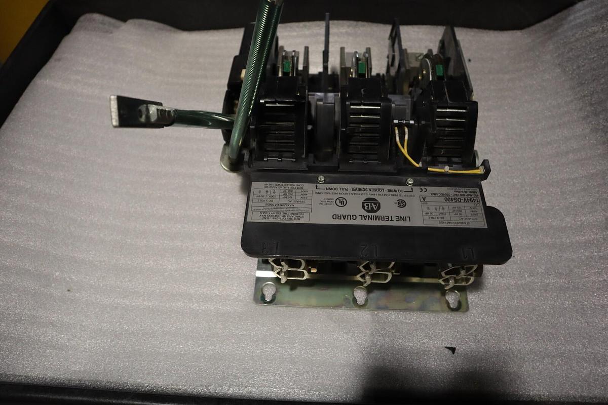 Used AB 1494V-DS400 400 AMP VARABLE DEPTH SWITCH ALLEN BRADLEY STOCK 5336