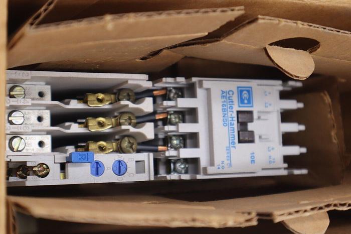 NIB EATON AE16BNS0AC 10A SIZE B 5HP 460VAC 120VAC COIL STARTER STOCK 5469