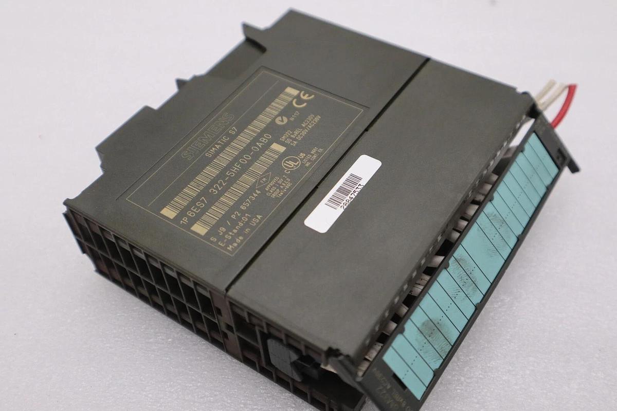 Used SIEMENS 6ES7 322-5HF00-0AB0 Output PLC Module STOCK K-671-C