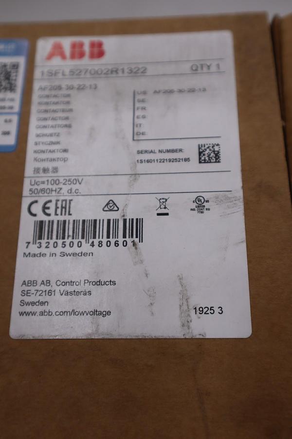 ASEA BROWN BOVERI AF205-30-22-13 / AF205302213 - BRAND NEW - STOCK GF187