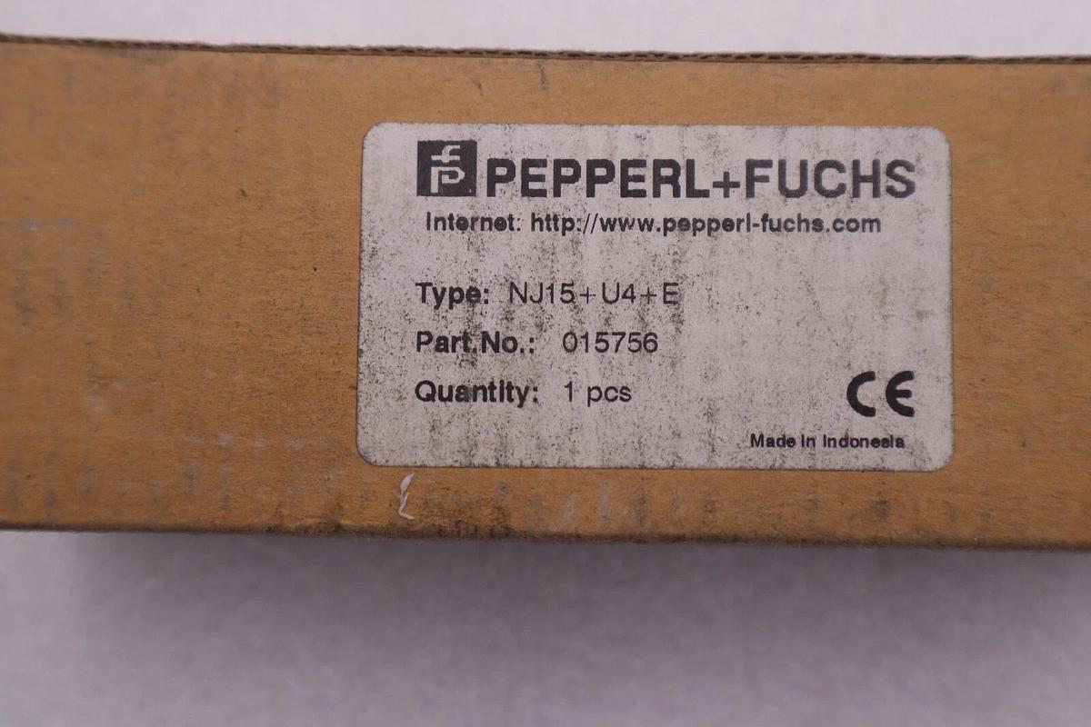 NEW PEPPERL & FUCHS NJ15+U4+E PROXIMITY SWITCH 015756 NJ15U4E STOCK K-730A