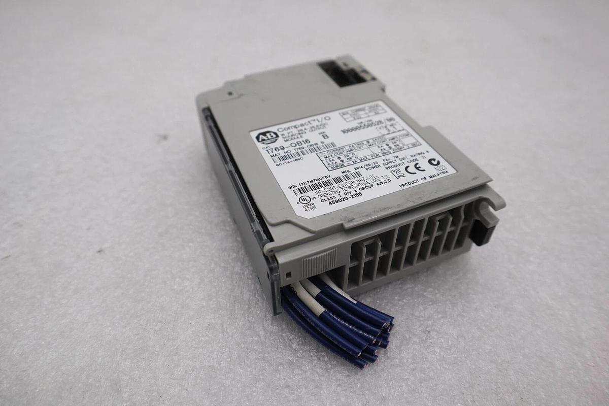 Used ALLEN BRADLEY 1769-OB16 SERIES B OUTPUT MODULE #K-2577-B