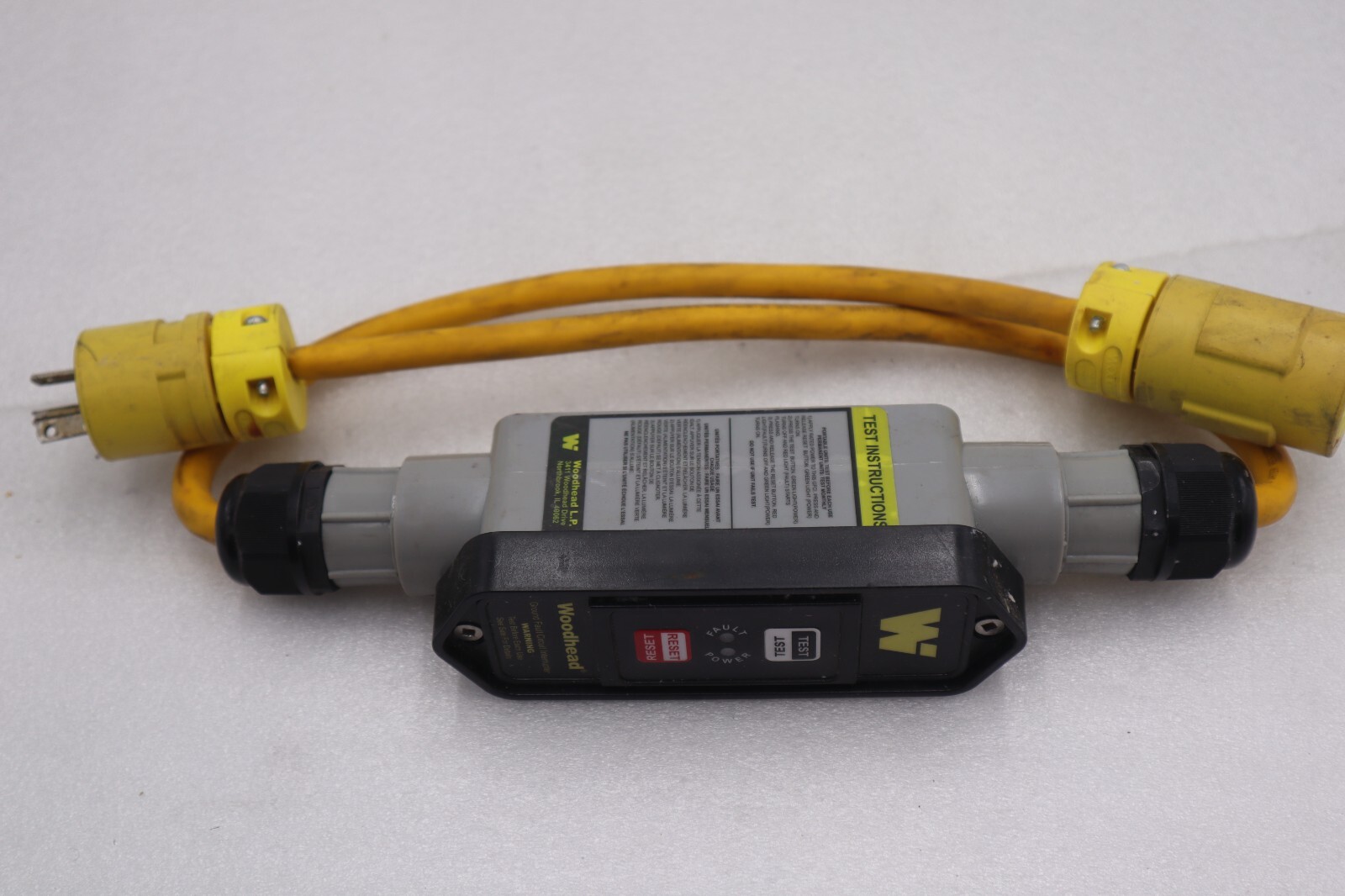 Used Woodhead Ground Fault Circuit Interrupter Class A E66308 New Open Box #K-2178