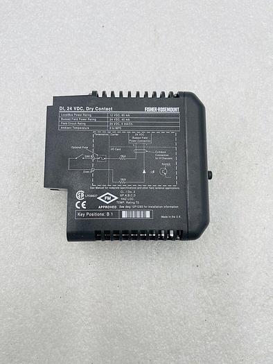 Used EMERSON DELTAV KJ3001X1-BB1 DI 8 CH 24VDC DRY CONTACT #K-2610