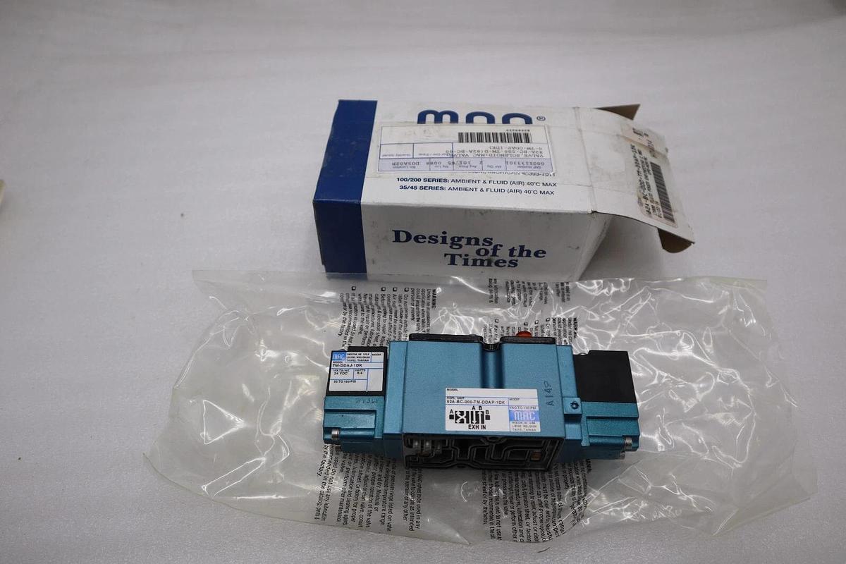 NEW Mac Valves 82A-BC-000-TM-DDAP-1DK/ 82BC000TMDDAP1DK Solenoid Valve #H703A