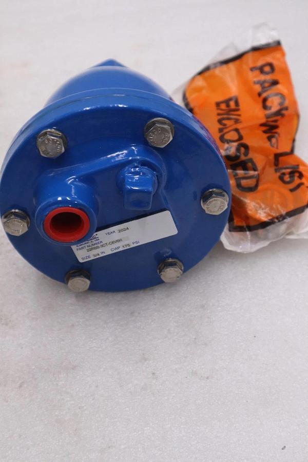 Val Matic Check Valve 22RBB-3CT-C6V6H 1/2-3/4" Flanged Valve 175PSI NEW #2081B