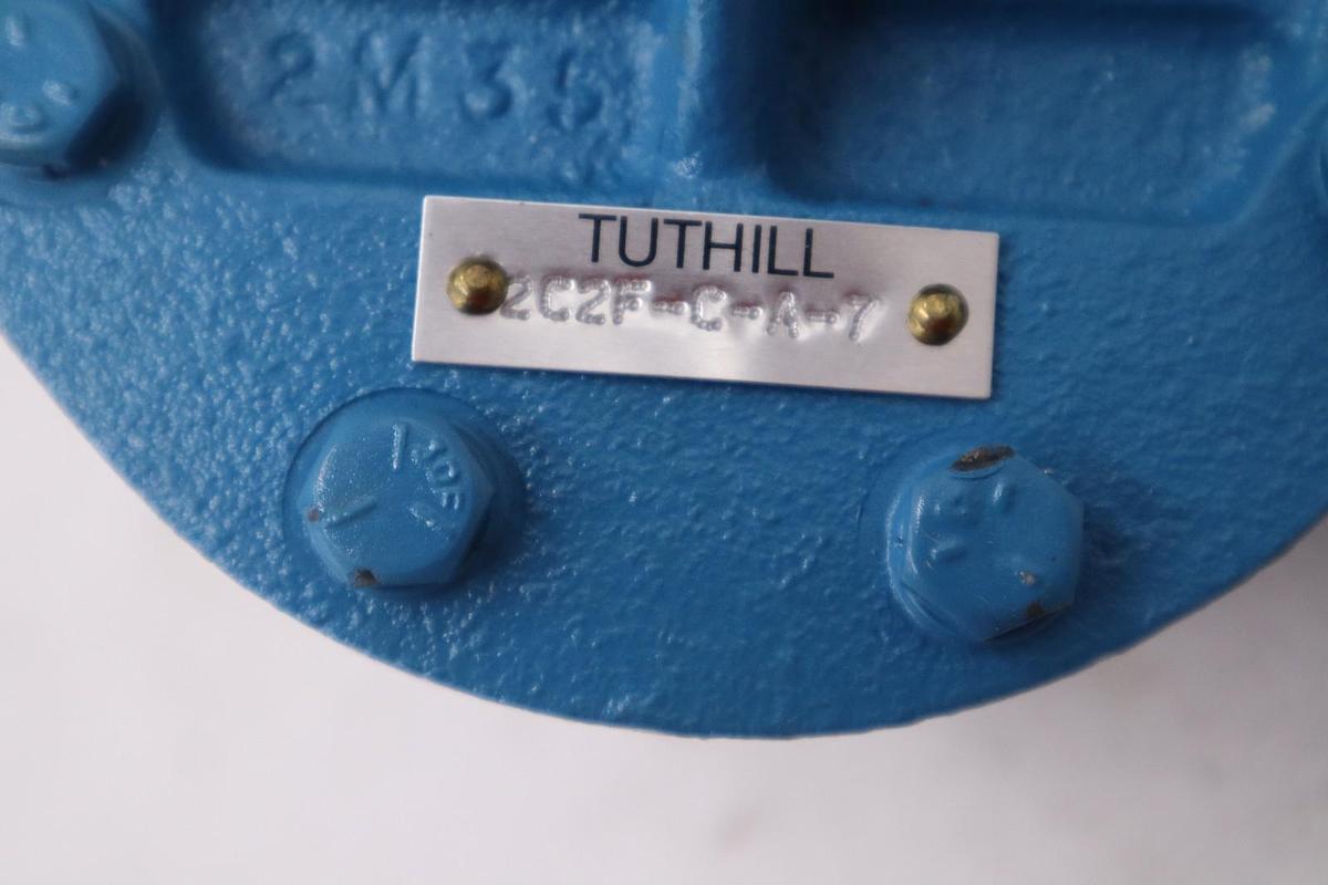 Used Tuthill Pump 2C2F-C-A-7 Cast Iron Rotary Gear Pump New No Box Stock 1527A