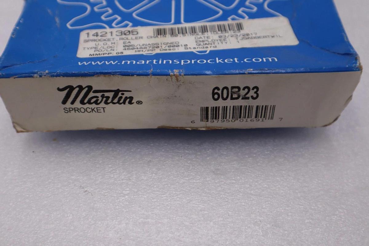 Used NEW Martin 60B23 Solid B Sprocket STOCK H899A