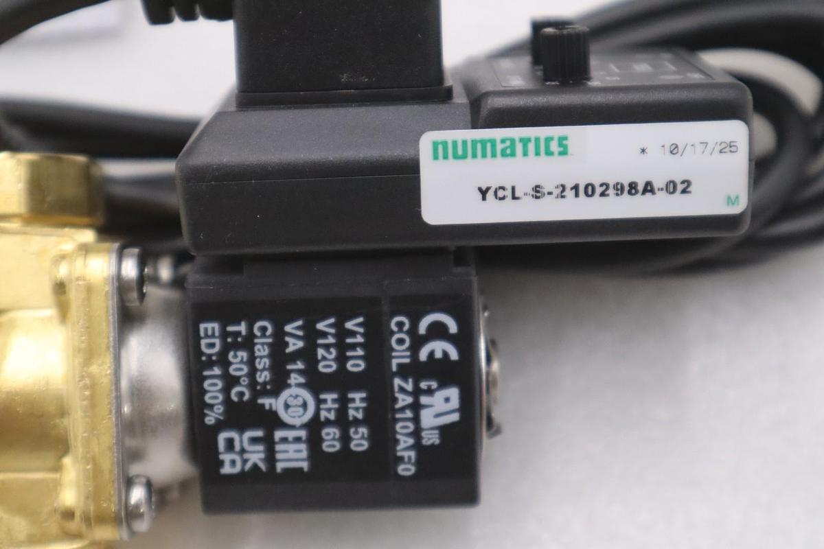 Used Numatics YCL-S-210298A-01 1/2" VAC Solenoid Valve - STOCK GF1025