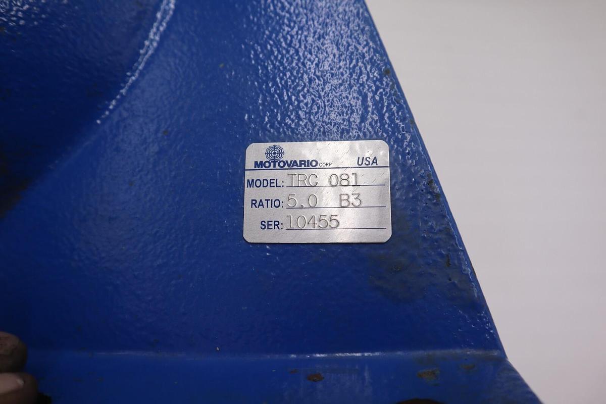 Used MOTOVARIO TRC 081 MOTOR 10455 STOCK #M-39