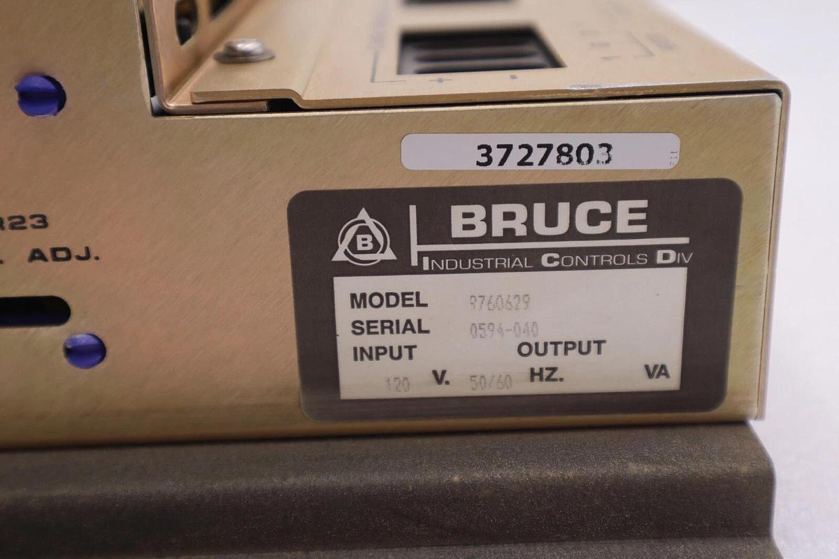BRUCE 7601SS SOLID STATE SCANNER 3 CHANNEL O.T STOCK #2826