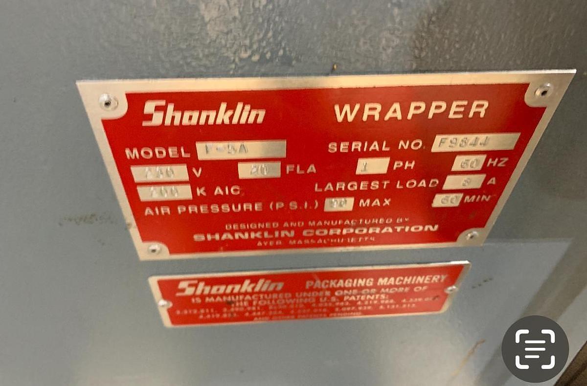 Used SHANKLIN F-5A AUTOMATIC SIDE SEAL SHRINK SYSTEM WITH SHANKLIN T-7XL HEAT TUNNEL
