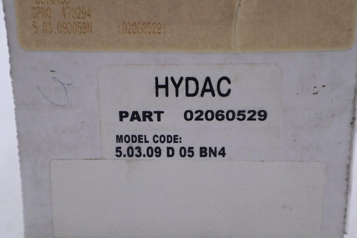 Used Hydac Hydraulic 2060529 5.03.09 D 05 BN4 Filter Element #023-A